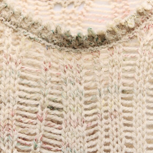 ZARA Oversized Knit Sweater with Rips SIZE M NWT Bloggers Favorite - Picture 9 of 10